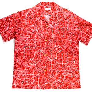 Red Coral Splash Hawaiian Shirt