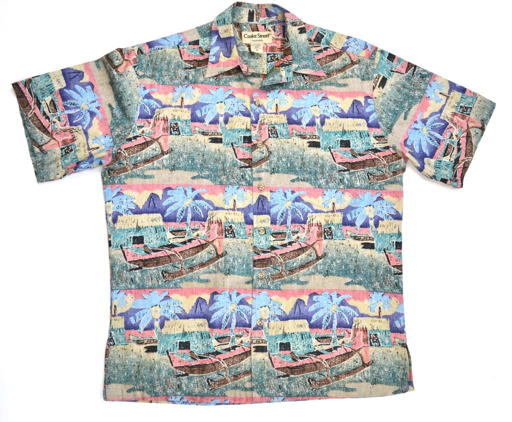Cooke Street Retro Island Harbor Shirt