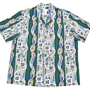 Surfboard Stripe Hawaiian Shirt