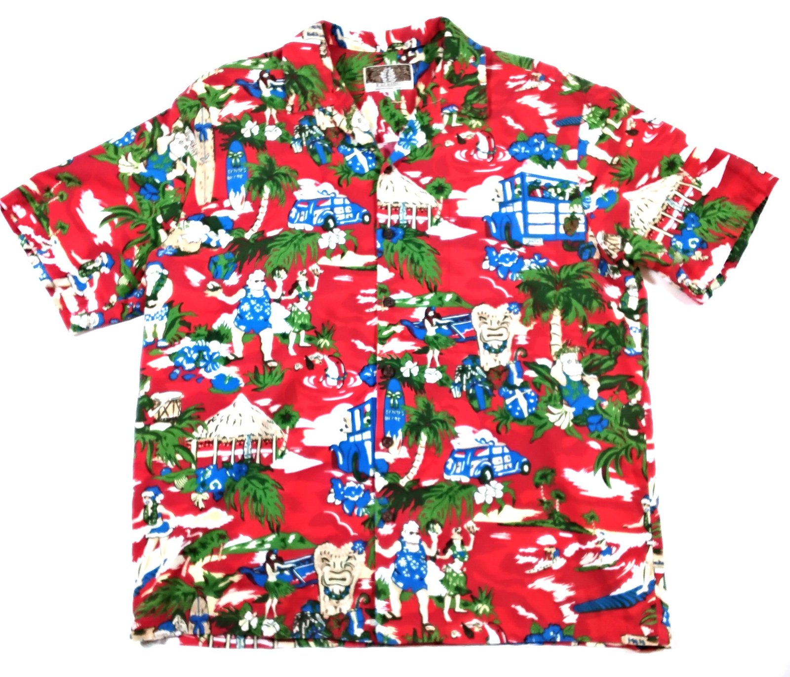 Island Life Santa RJC Kalaheo Hawaiian Shirt