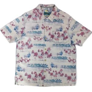 Tommy Bahama Scenic Island Print Hawaiian Shirt