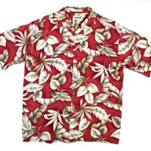 Sunny Island Orchid Floral with Palm Trees Hawaiian Shirt