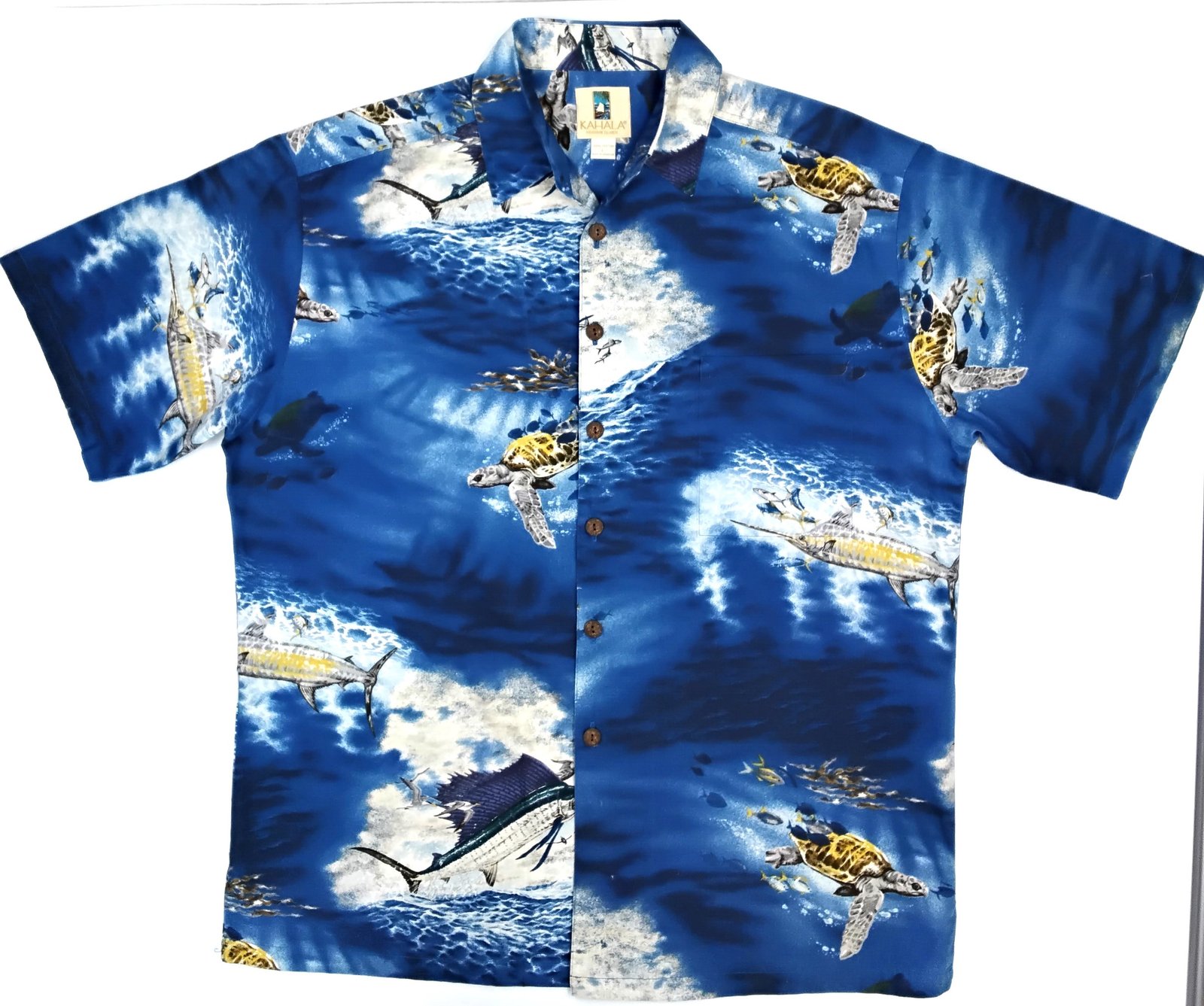 Kahala Marine Life Tropical Fish Hawaiian Shirt