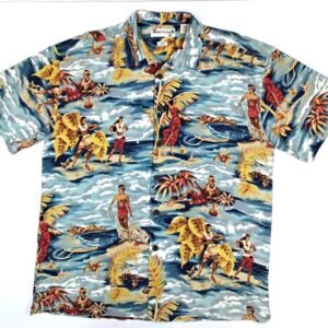 Robert Stock Island Hula Dances in Tropical Setting