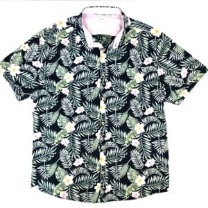 7 Diamond Hibiscus and Tropical Flowers Hawaiian Shirt