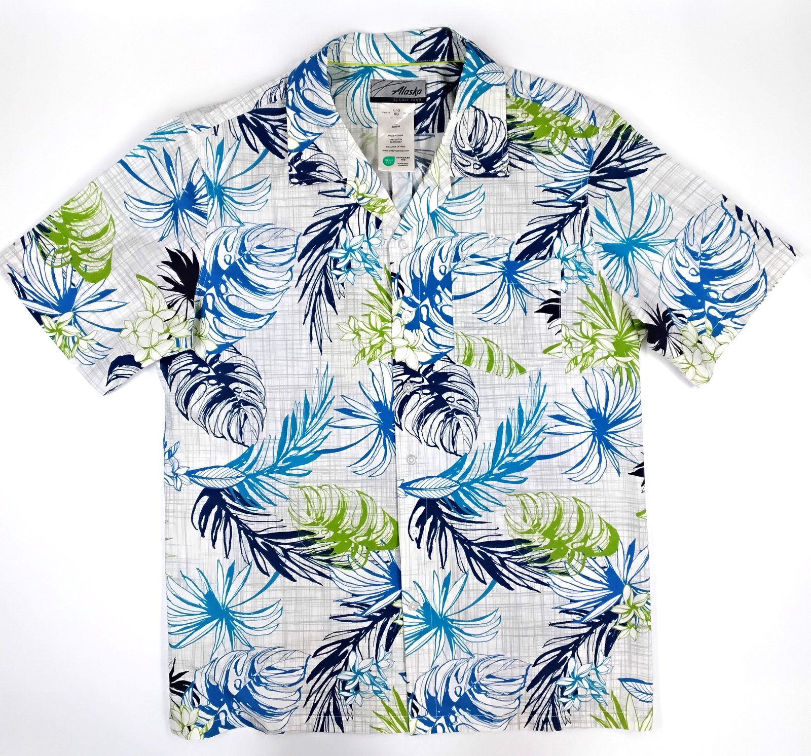 Luly Yang Multicolored Hawaiian Folage Hawaiian Shirt